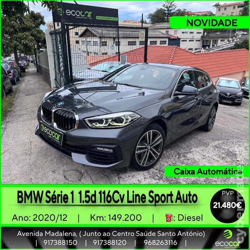 BMW Serie 1 1.5 D 116 cv -CAIXA AUTOMÁTICA Gasóleo