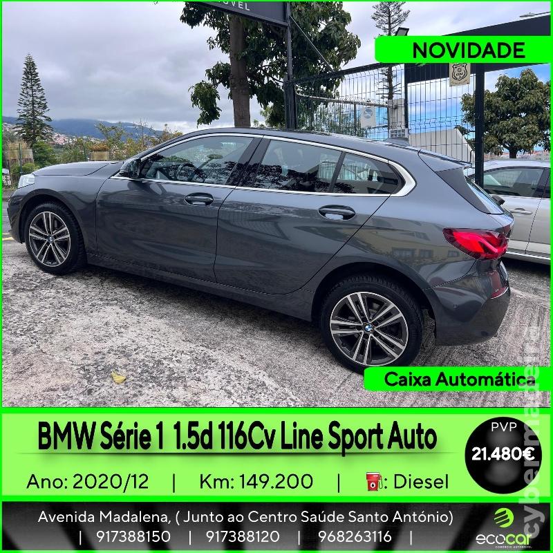 BMW Serie 1 1.5 D 116 cv -CAIXA AUTOMÁTICA Gasóleo