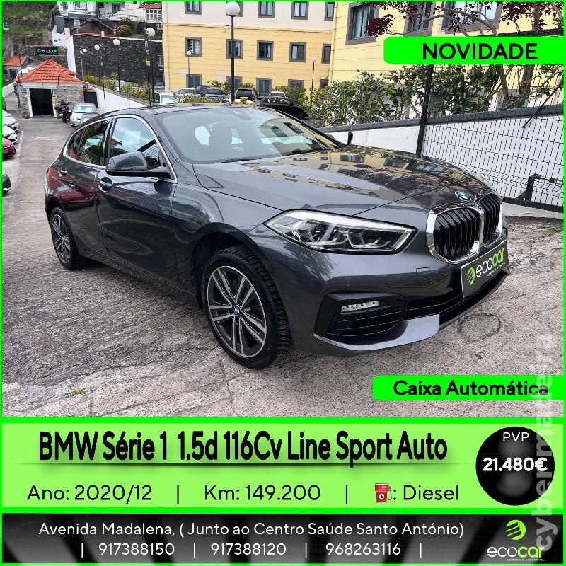 BMW Serie 1 1.5 D 116 cv -CAIXA AUTOMÁTICA Gasóleo