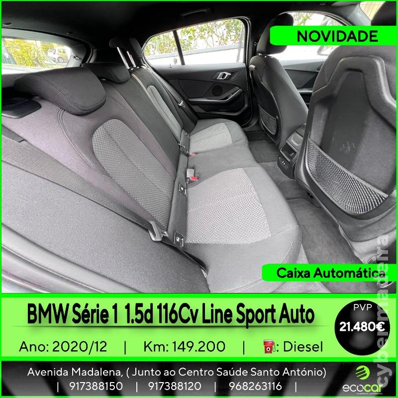 BMW Serie 1 1.5 D 116 cv -CAIXA AUTOMÁTICA Gasóleo