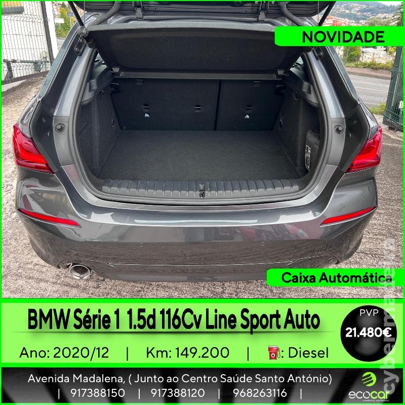 BMW Serie 1 1.5 D 116 cv -CAIXA AUTOMÁTICA Gasóleo