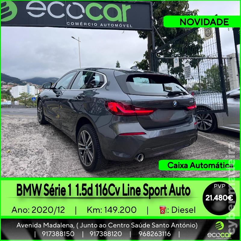 BMW Serie 1 1.5 D 116 cv -CAIXA AUTOMÁTICA Gasóleo