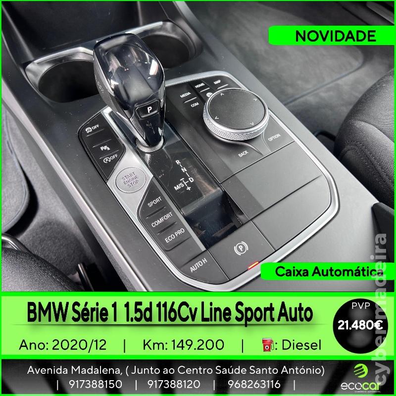 BMW Serie 1 1.5 D 116 cv -CAIXA AUTOMÁTICA Gasóleo