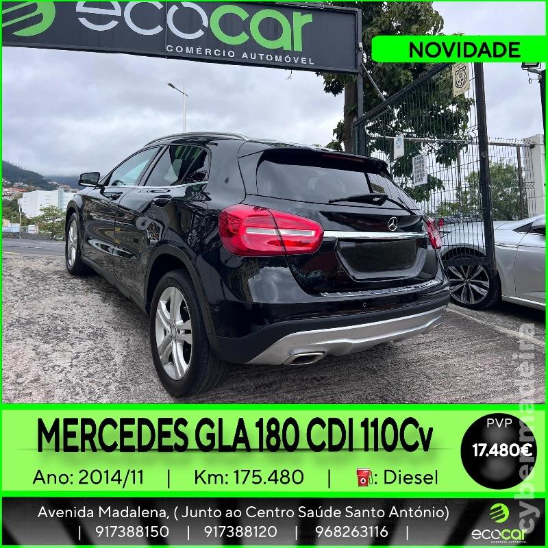 MERCEDES GLA 180 CDI 110 cv Gasóleo