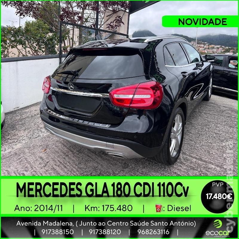 MERCEDES GLA 180 CDI 110 cv Gasóleo