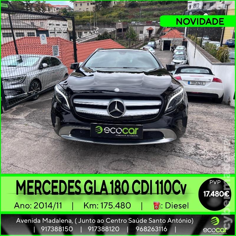 MERCEDES GLA 180 CDI 110 cv Gasóleo