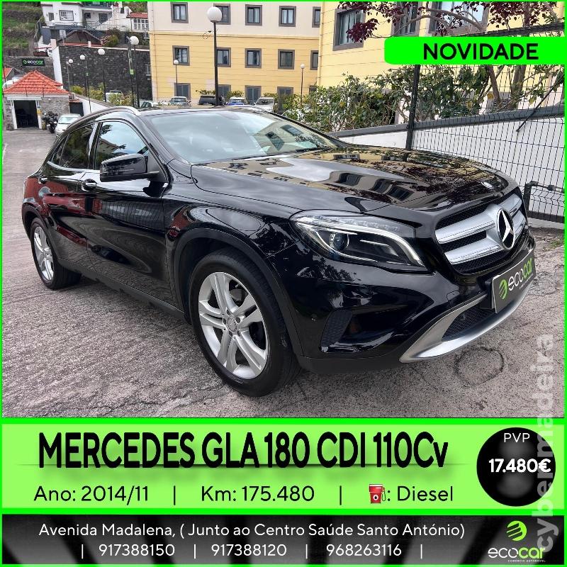 MERCEDES GLA 180 CDI 110 cv Gasóleo
