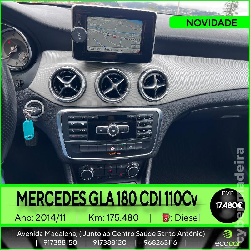 MERCEDES GLA 180 CDI 110 cv Gasóleo