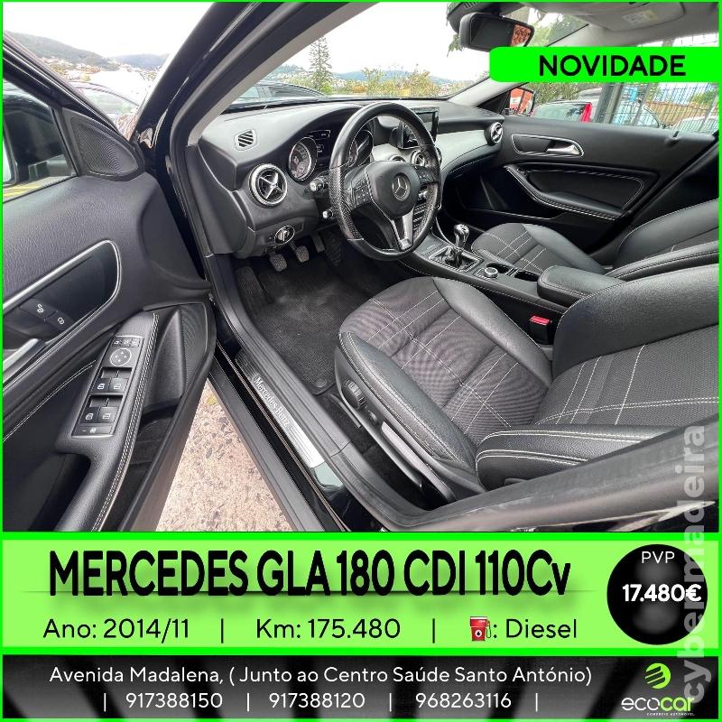 MERCEDES GLA 180 CDI 110 cv Gasóleo
