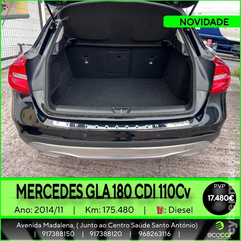 MERCEDES GLA 180 CDI 110 cv Gasóleo