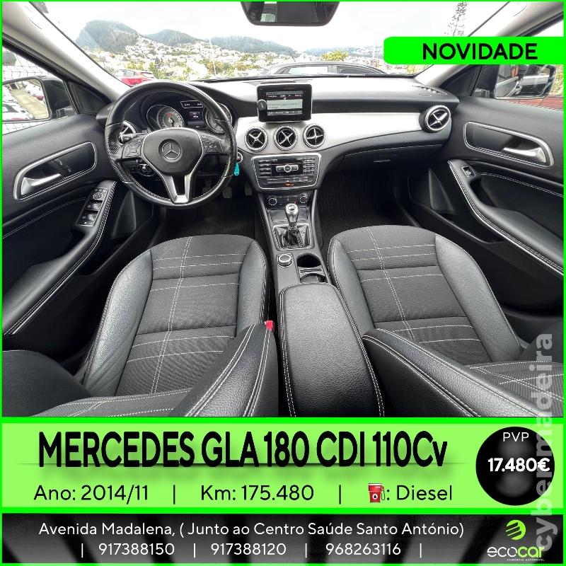 MERCEDES GLA 180 CDI 110 cv Gasóleo