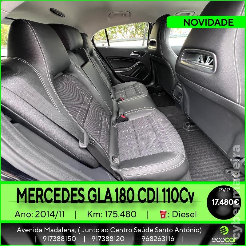 MERCEDES GLA 180 CDI 110 cv Gasóleo