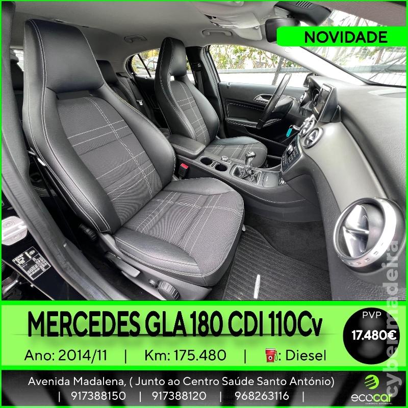 MERCEDES GLA 180 CDI 110 cv Gasóleo