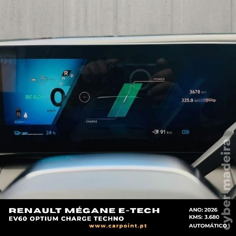 RENAULT MEGANE E-Tech EV60 Optium Charge Techno Eléctrico
