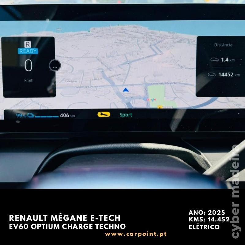 RENAULT MEGANE E-Tech EV60 Optium Charge Techno Eléctrico