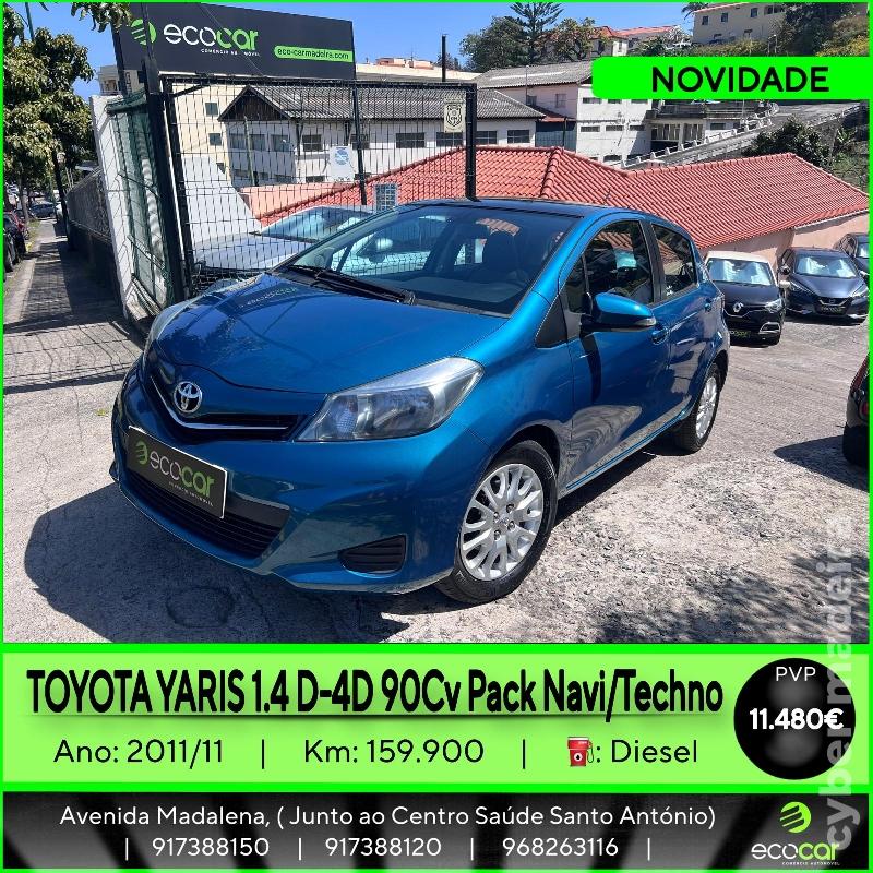 TOYOTA YARIS 1.4 D-4D 90 cv Pack Navi/Techno Gasóleo
