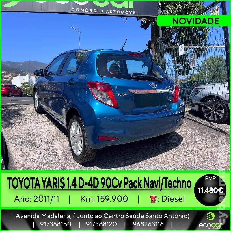TOYOTA YARIS 1.4 D-4D 90 cv Pack Navi/Techno Gasóleo