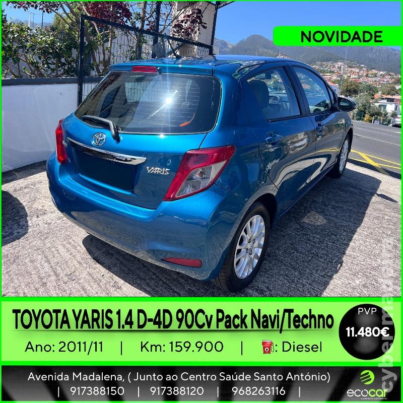 TOYOTA YARIS 1.4 D-4D 90 cv Pack Navi/Techno Gasóleo