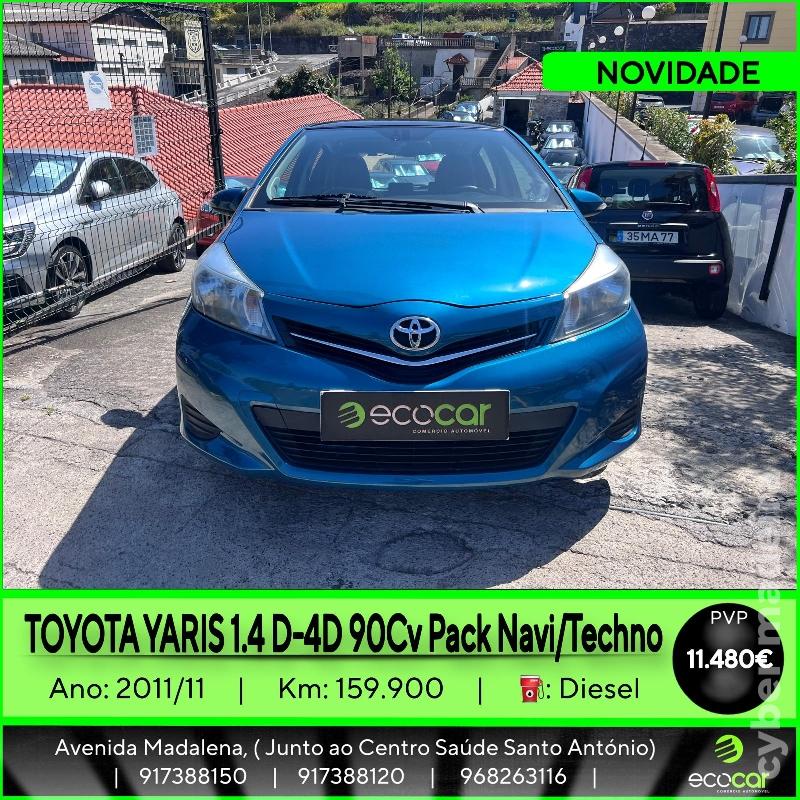 TOYOTA YARIS 1.4 D-4D 90 cv Pack Navi/Techno Gasóleo