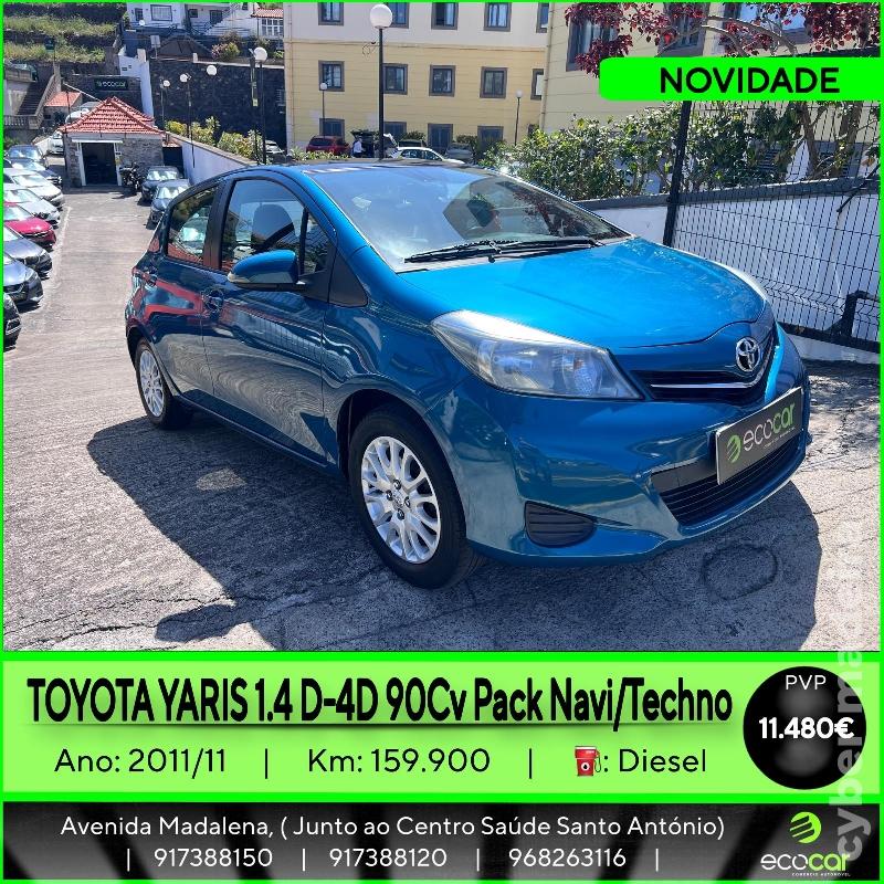TOYOTA YARIS 1.4 D-4D 90 cv Pack Navi/Techno Gasóleo