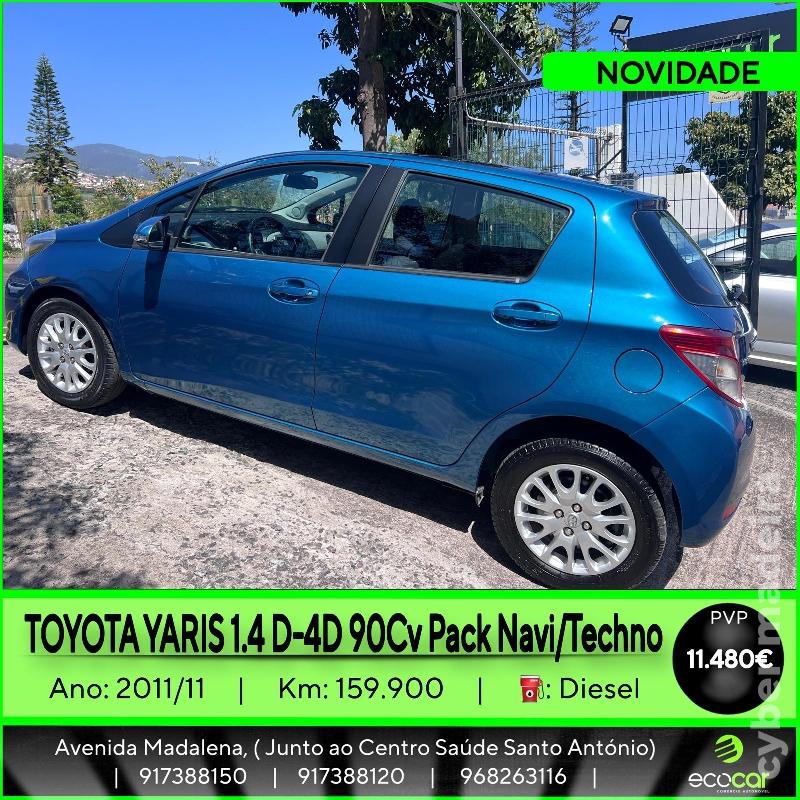TOYOTA YARIS 1.4 D-4D 90 cv Pack Navi/Techno Gasóleo