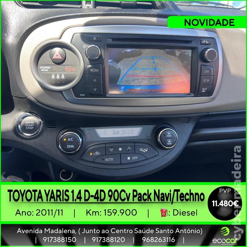 TOYOTA YARIS 1.4 D-4D 90 cv Pack Navi/Techno Gasóleo