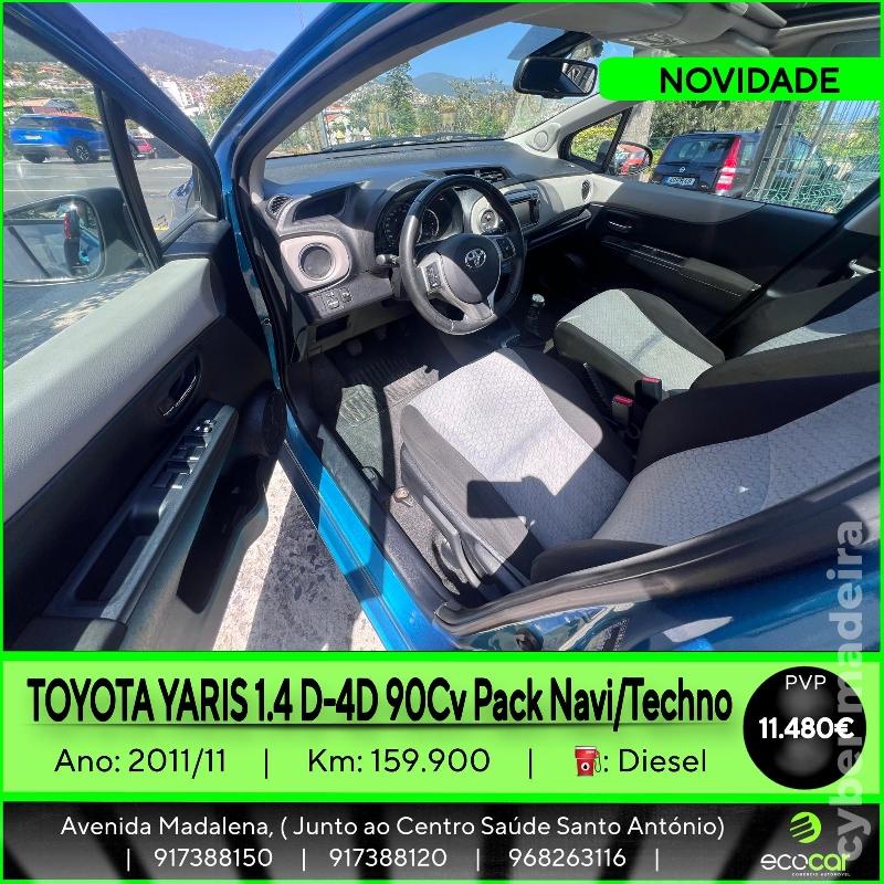 TOYOTA YARIS 1.4 D-4D 90 cv Pack Navi/Techno Gasóleo