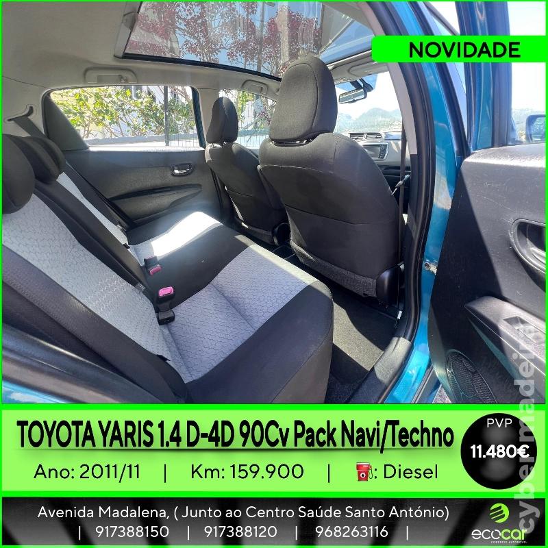 TOYOTA YARIS 1.4 D-4D 90 cv Pack Navi/Techno Gasóleo