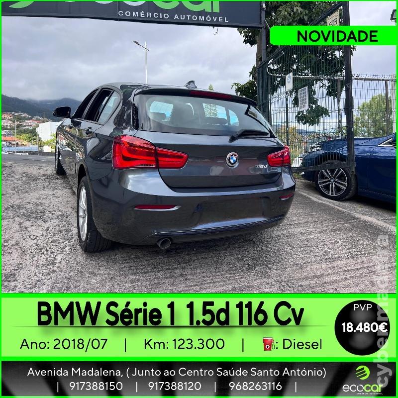BMW Serie 1 1.5 D 116 cv Gasóleo