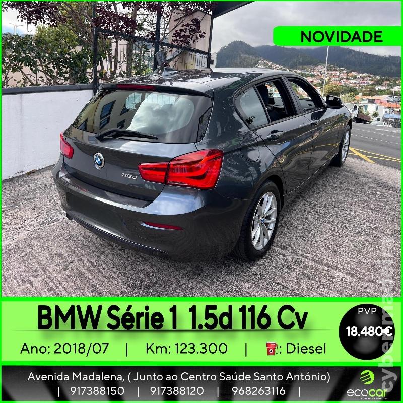 BMW Serie 1 1.5 D 116 cv Gasóleo