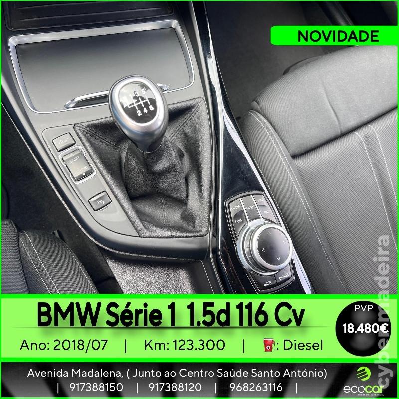 BMW Serie 1 1.5 D 116 cv Gasóleo