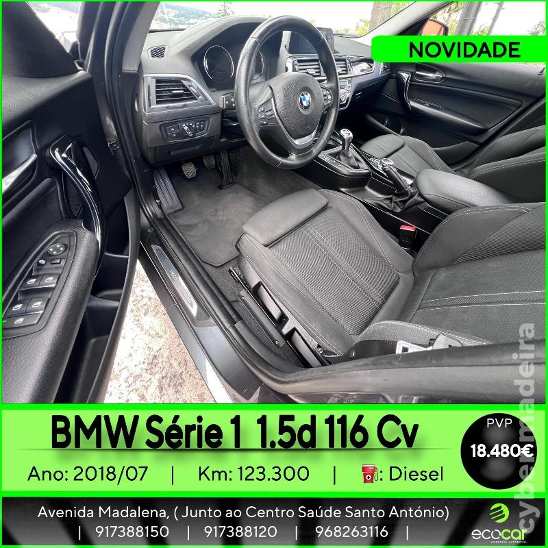BMW Serie 1 1.5 D 116 cv Gasóleo