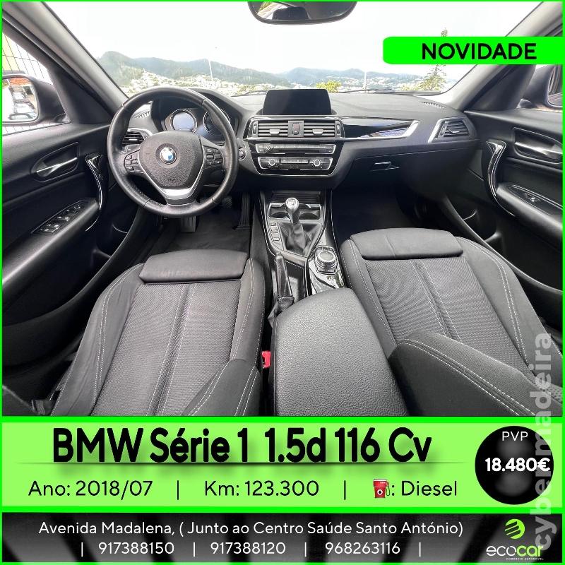 BMW Serie 1 1.5 D 116 cv Gasóleo