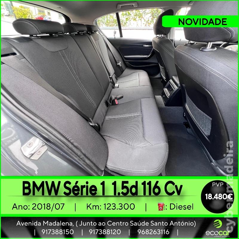 BMW Serie 1 1.5 D 116 cv Gasóleo