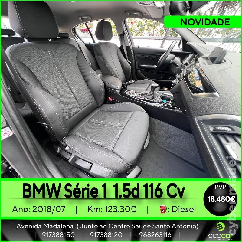BMW Serie 1 1.5 D 116 cv Gasóleo