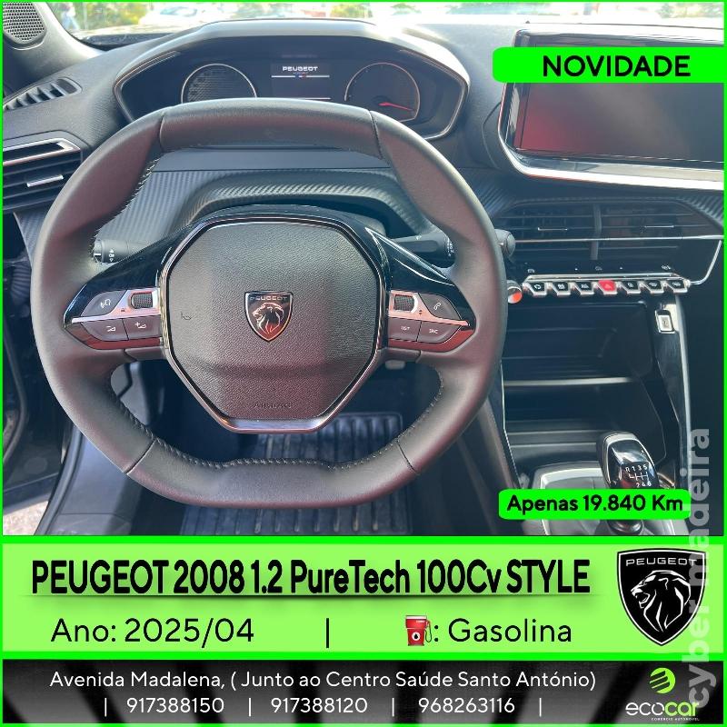 PEUGEOT 2008 1.2 PureTech 100 cv Style Gasolina
