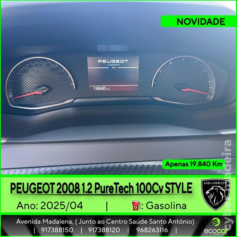 PEUGEOT 2008 1.2 PureTech 100 cv Style Gasolina