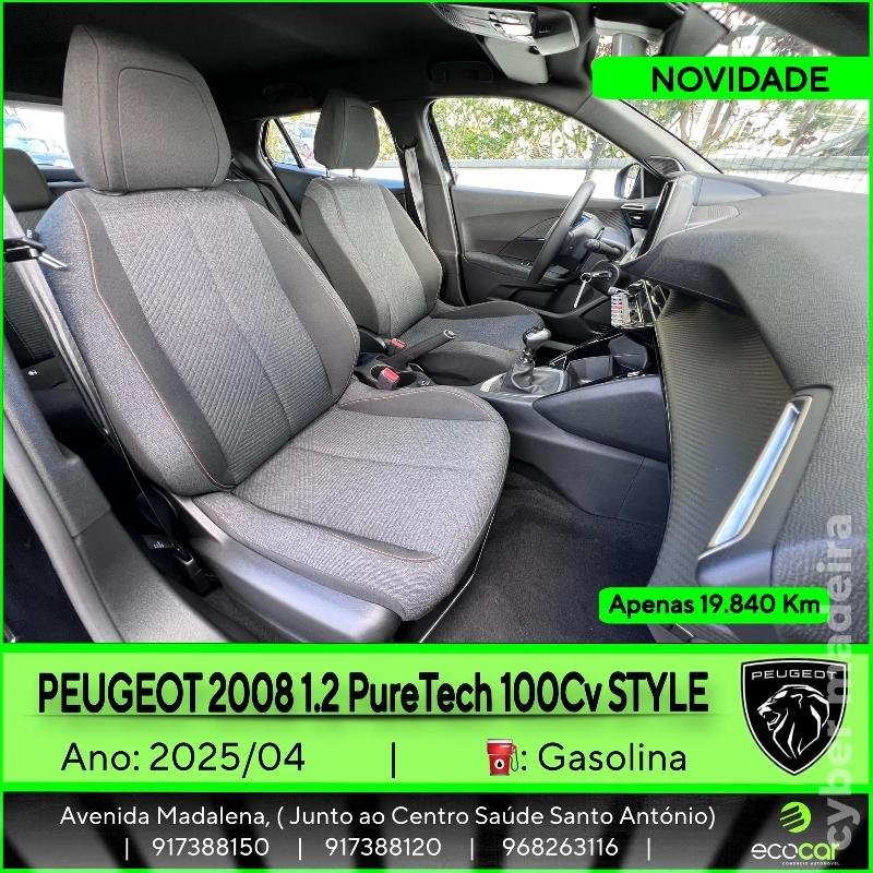 PEUGEOT 2008 1.2 PureTech 100 cv Style Gasolina