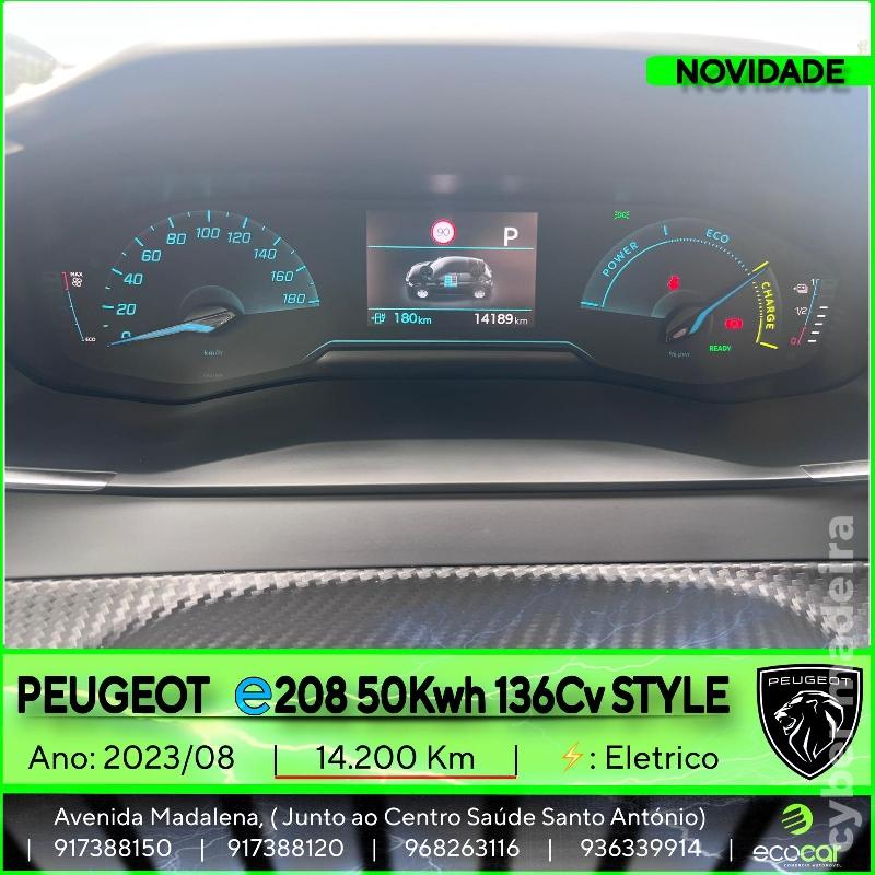PEUGEOT 208 e-208 50 kWh 136 cv - Style Eléctrico