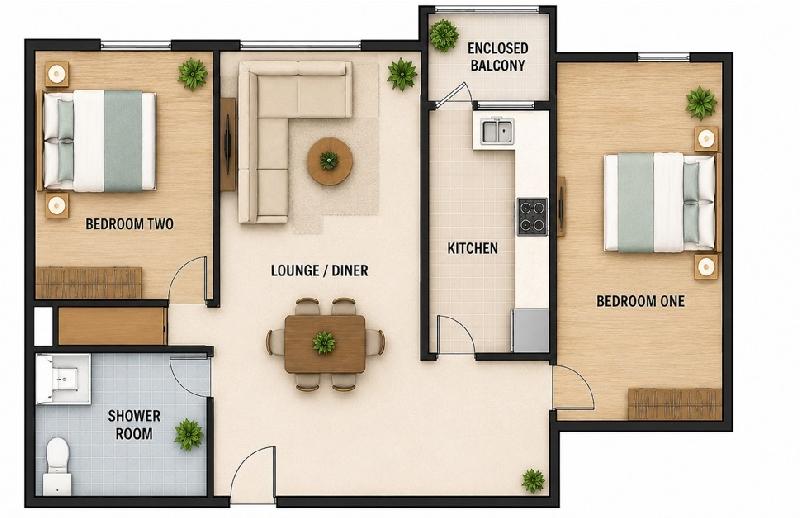 Apartamento T2 para Venda