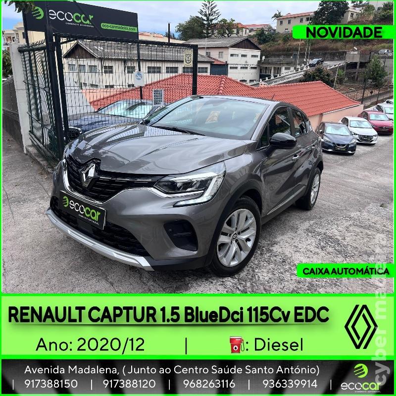 RENAULT CAPTUR 1.5 BlueDCI 115 cv - CAIXA AUTOMÁTICA Gasóleo