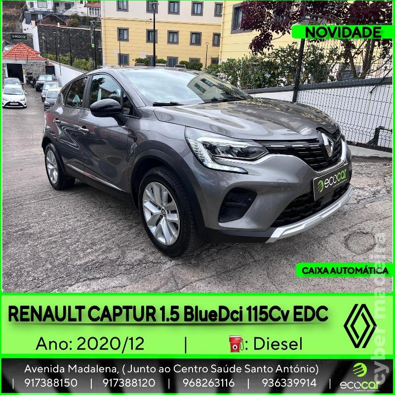 RENAULT CAPTUR 1.5 BlueDCI 115 cv - CAIXA AUTOMÁTICA Gasóleo