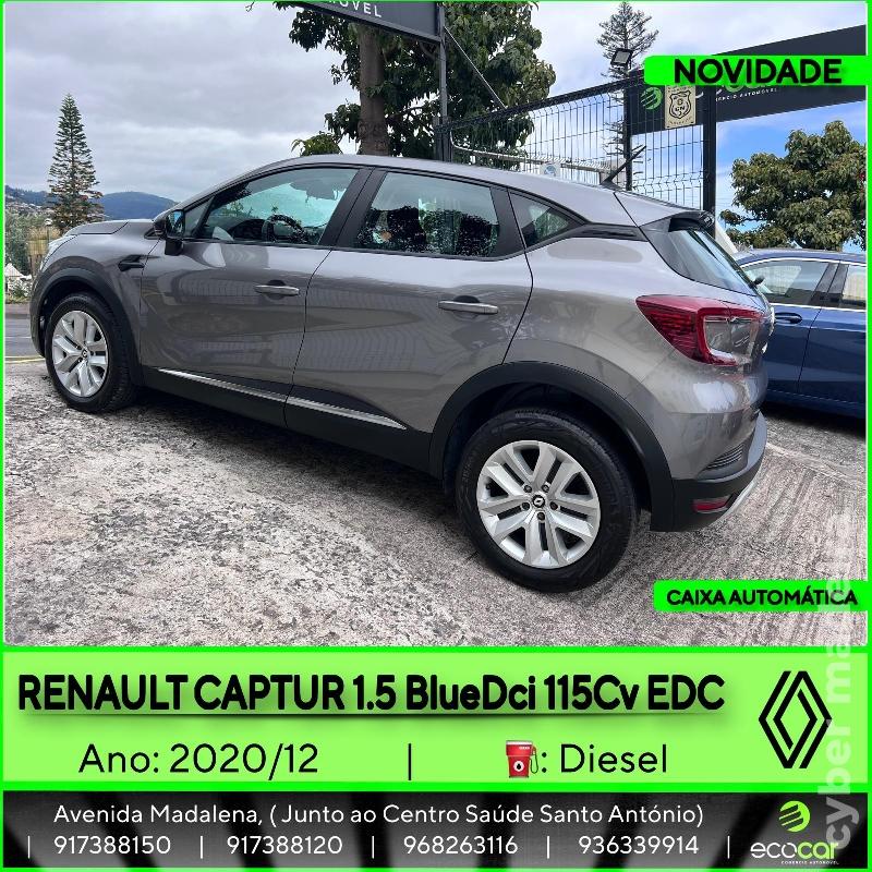 RENAULT CAPTUR 1.5 BlueDCI 115 cv - CAIXA AUTOMÁTICA Gasóleo