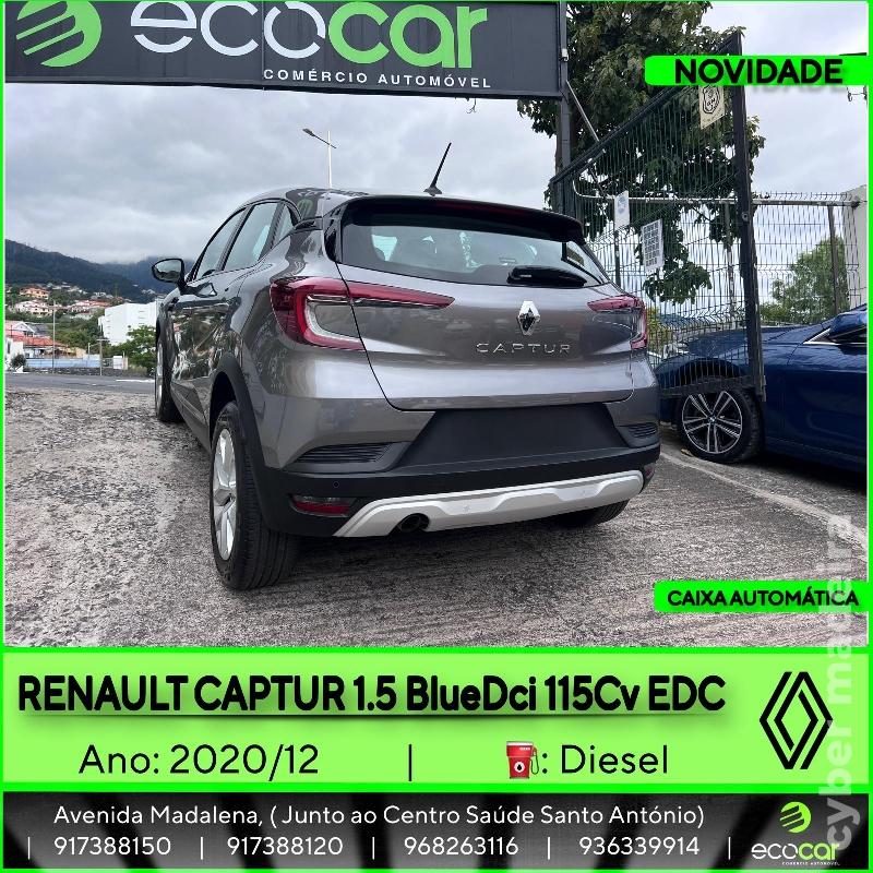 RENAULT CAPTUR 1.5 BlueDCI 115 cv - CAIXA AUTOMÁTICA Gasóleo