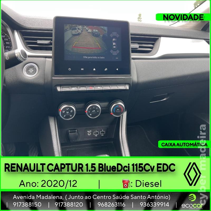 RENAULT CAPTUR 1.5 BlueDCI 115 cv - CAIXA AUTOMÁTICA Gasóleo