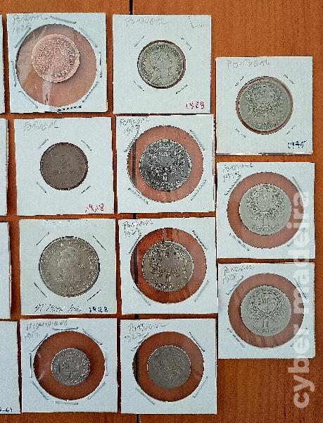 Lote de moedas antigas