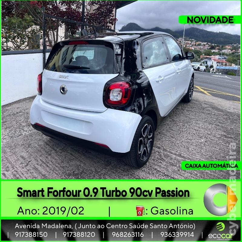 SMART FORFOUR 0.9 Turbo 90 cv Passion - CAIXA AUTOMÁTICA Gasóleo