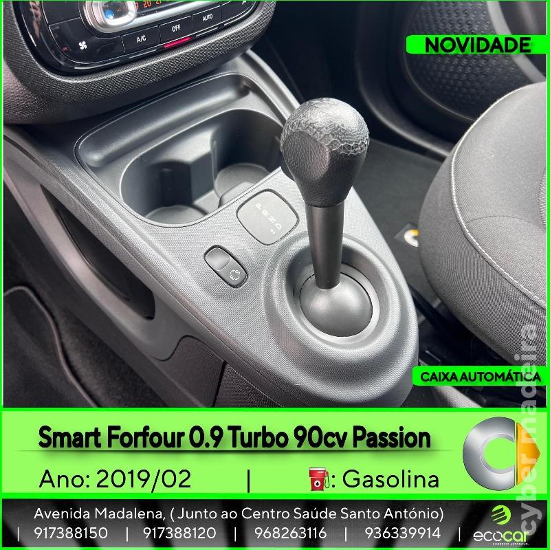 SMART FORFOUR 0.9 Turbo 90 cv Passion - CAIXA AUTOMÁTICA Gasóleo