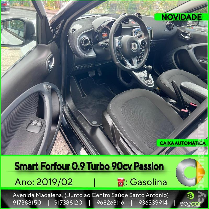 SMART FORFOUR 0.9 Turbo 90 cv Passion - CAIXA AUTOMÁTICA Gasóleo