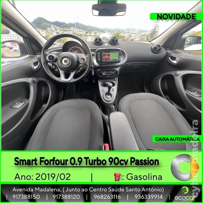 SMART FORFOUR 0.9 Turbo 90 cv Passion - CAIXA AUTOMÁTICA Gasóleo